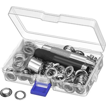 Grommet-työkalut 12 mm metalliset grommetti-sarjat 100 sarjan grommetti-sarja