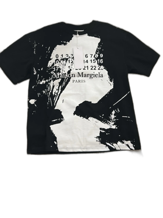 Maison Margiela svart/vit t-shirt