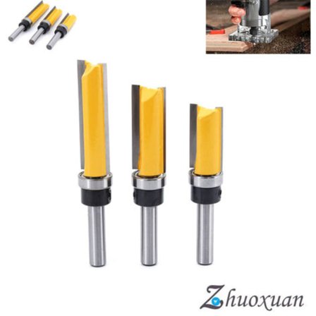 8 mm skaft fræser, fræser kopifræser med toplager, Cisea snedkerfræser