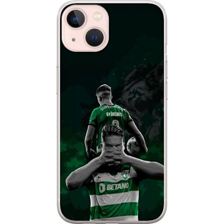 Yhteensopiva Puhelinkuori Apple iPhone 13 mini Neonmotiivi, jossa teksti "Gaming is in my DNA" sinisenä ja punaisena tiiliseinällä, jossa loistava DNA