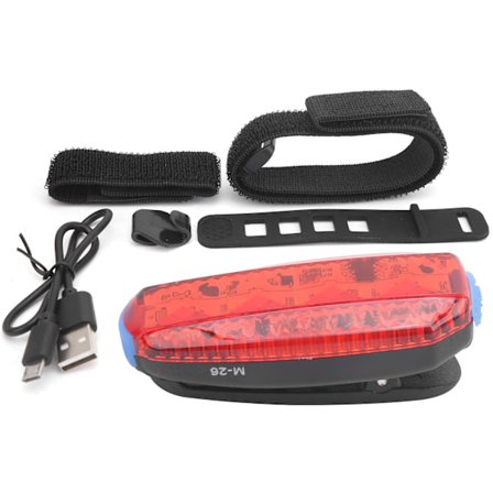 GUB LED-pyörätakavalo USB-ladattava takavalo turvallisuusvaroitus pyöräilykypärävalo