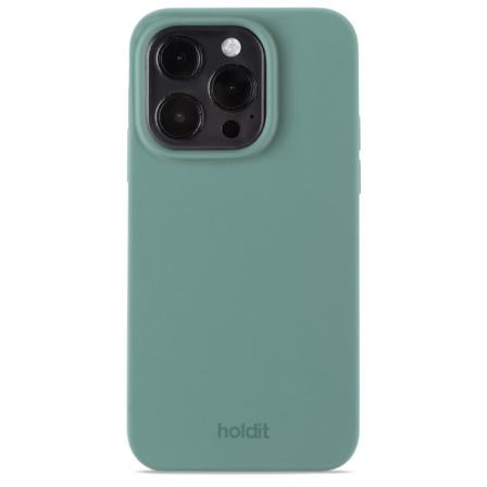 Holdit Iphone 14 Pro Skal Silikon Moss Green