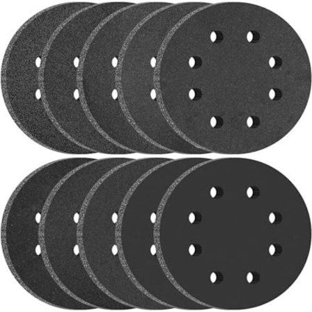 Hiomalaikka 125mm 8 Reikää 100 Kappaletta Karkeus 80-2000 Piikarbidia Epäkeskohiomakoneelle Kuiva- ja Märkäkäyttöön