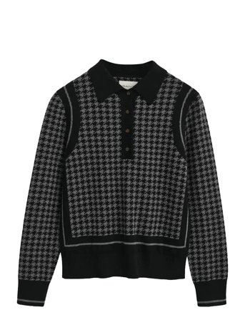 GANT | Houndstooth Jacquard Polo | M