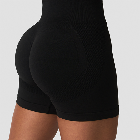ICANIWILL Sculpt Midi Shorts Musta