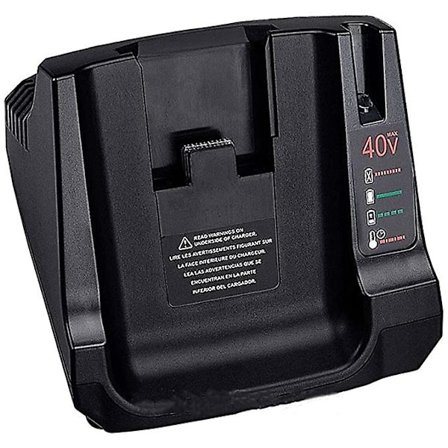 36v 40v max batterilader, sort +decker Lcs36 Lcs40 Li-ion-batteri (kun lader, inte batteri)