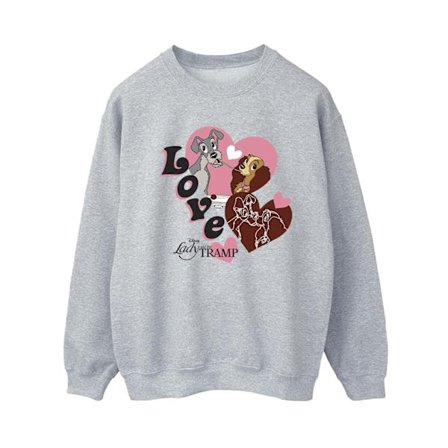 Lady och Lufsen Dam/Dam Spaghetti Love Sweatshirt L Sp