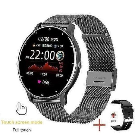 Älykello Bluetooth Fitness-ranneke sykemittarilla, veren happimittarilla, unimonitorilla, vedenkestävä