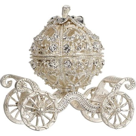 Rhinestone Askepot Græskarvogn Ornamentboks Bolig Spisebord Midterstykke (d-4)