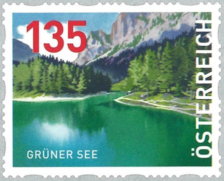 Østrig - Grüner See - Postfrisk rullefrimærke