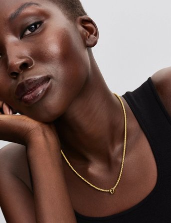 Pandora Letter D 14K Gold-Plated Charm - Gold - ONE SIZE