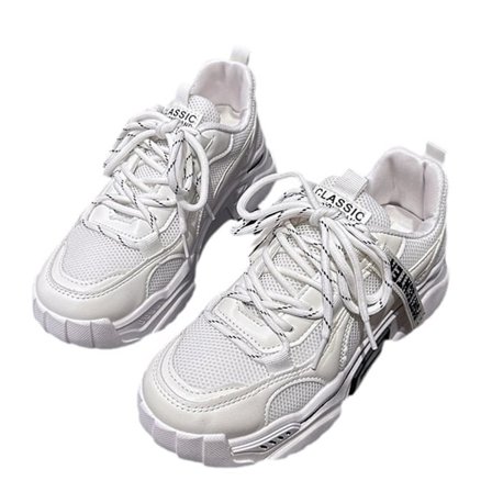 Dam Vandringsskor Halkfria Skor med Tjock Sula Lämpliga för Strandanvändning Vita