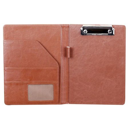 A5-asiakirjalaukku, kansio, leikepöytä, toimisto, talous, koulu, toimistotarvikkeet (ruskea)