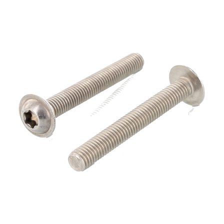 Schäfer & Peters 738022T6 100 Sexkanthålsskruv med fläns, A2, ISO 7380-2 M6, Infästning