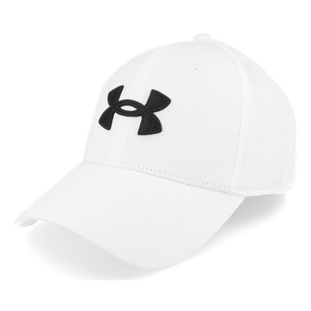 Under Armour - Vit flexfit Keps - Blitzing White/Black Flexfit @ Hatstore