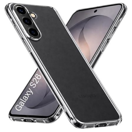 Samsung Galaxy S26 - Silikoni Geeli TPU Läpinäkyvä Suoja Pehmeä Ultra Ohut Phonillico