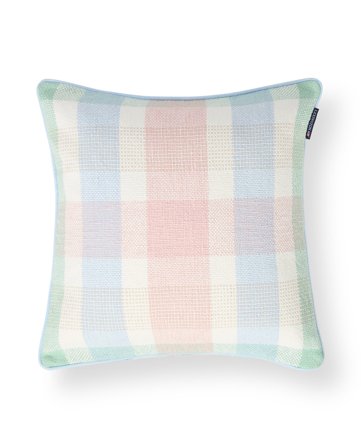 Lexington Multirutig kuddfodral i återvunnen bomull