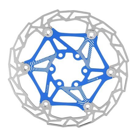 160 mm Cykel Flydende Bremseskive Cykel Bremseskive Rotor med 6 Bolte til Mountainbike Blå