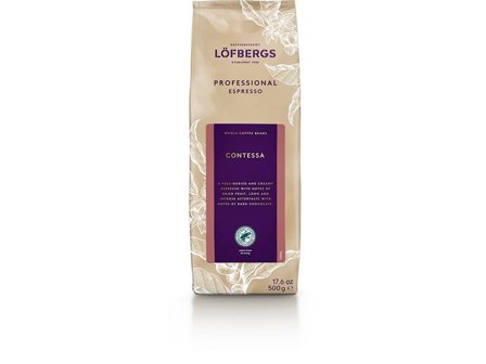 LÖFBERGS Kaffe Professional Contessa Espresso Bönor 500g - Lyreco - Kök och servering - Kaffe och te - Hela Bönor