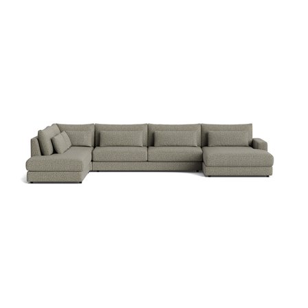 Sevilla U-sofa, højrevendt - Puente Grøn - 420x240x85 - Sofa, u-sofa