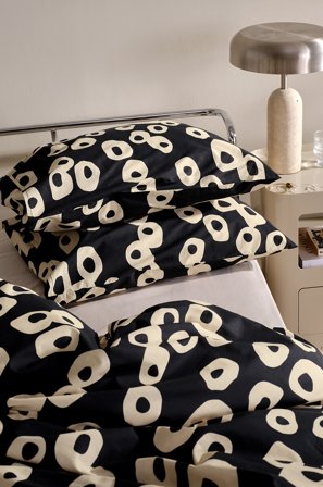 Jotex - Putetrekk 2-pk 50x60 Cm Svart/hvitt - OVO - Kjøp Putevar hos Jotex