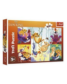 Pussel Lejonkungen 100 bitar - Trefl