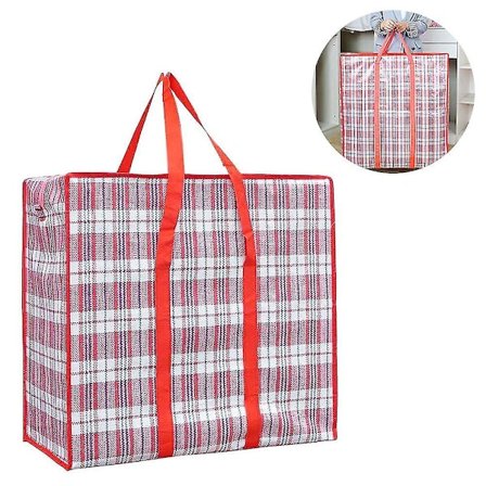 Stor opbevaringstaske med slidstærk lynlås, Organizer Bag Red