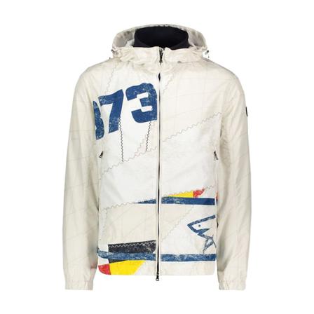 Paul & Shark Printed Zip Jacket , Wit , Heren , Maat: S