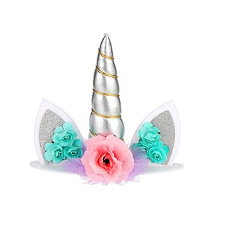 Enhjørning kake topper manuell enhjørning kake dekorasjon