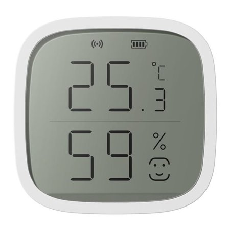 Smart temperatur- og fuktighetssensor med Zigbee og digitalt display