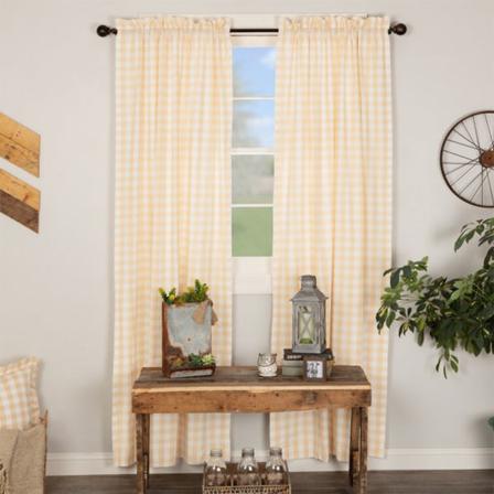 Behandlingar Draperier Ljusfiltrerande Panel Heminredning Gardiner