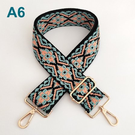 Väskband 5 cm uppfödd axelrem Etnisk stil axelremmar A1