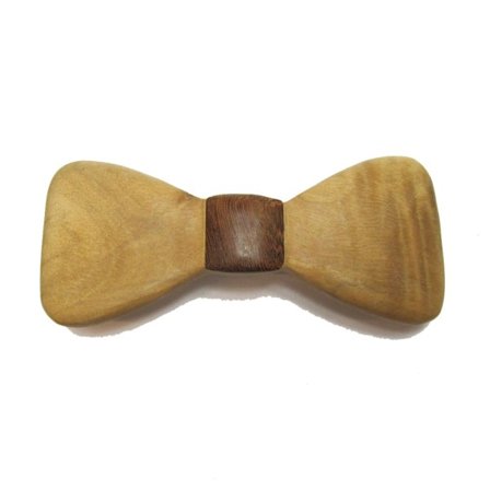 Hårspänne Rosett i trä