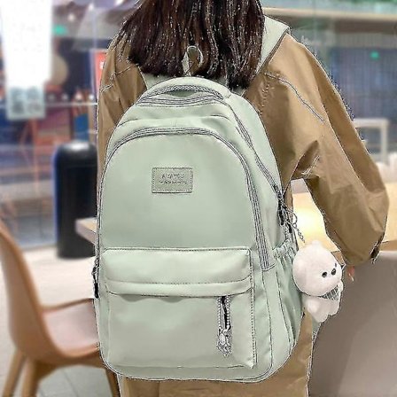 Ny Dame Mode Høj Kapacitet Vandtæt College Rygsæk Trendy Kvinder Laptop Skoletasker Sød Pige Rejse Bogtaske Cool