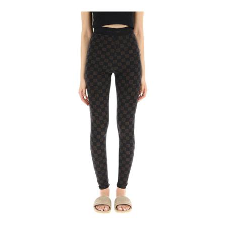 Ambush monogram leggings svart, Dam, Dam, Storlek: M