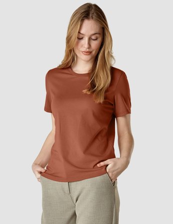 Shaping New Tomorrow - Female - Supima T-shirt - Terracotta - Size XS