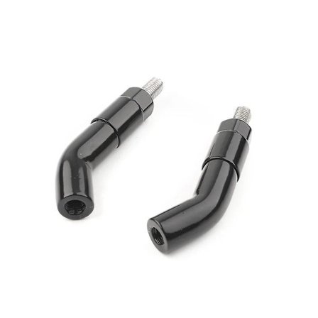 Aluminium Svart Motorcykel Spegel Stamförlängare För Harley Davidson Iron 1200 XL1200NS -