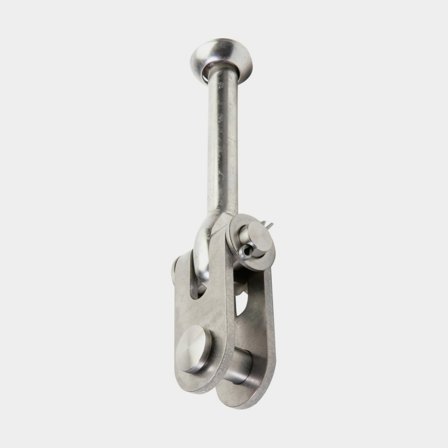 Seldén Stemball/eye toggle with jaw/jaw toggle, for ø10 mm headstays (517-068-02)