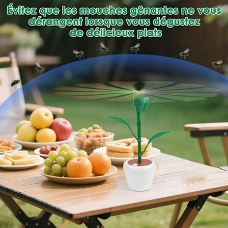 Bordfluefelle utendørs – Flueavviser med krok, perfekt for terrasser, hager og camping_OF