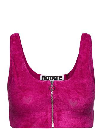 Kelly Top Crop Tops Sleeveless Crop Tops Vaaleanpunainen ROTATE Birger Christensen