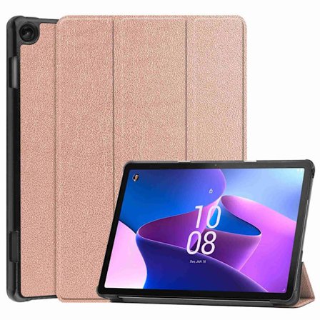 SKALO Lenovo Tab M10 (Gen 3) Trifold Suojakotelo - Ruusukulta
