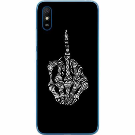 Xiaomi Redmi 9a Mjukt Skal - Fuck You Bling