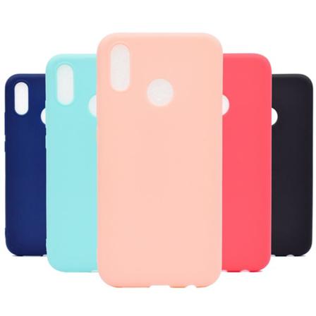 Huawei P20 Lite - Stilrent Matt Silikonskal Från Nkobee Blågrön