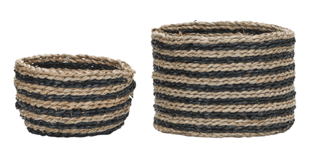 House Doctor Zola Oppbevaringskurver Sjøgress 2stk Ø21-Ø25