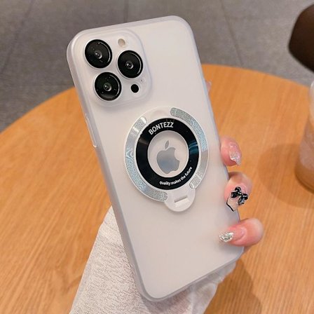 Hårt Pc phone case för Iphone 14 Pro, Gradient Color Kickstand Cover kompatibelt med Magsafe