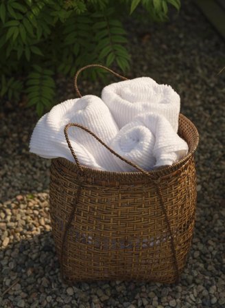 Halvor Bakke Håndkle Ocean Hvit 70x140