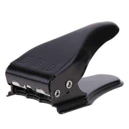 Universal 3-i-1 Punch / Standard Sim / Micro Sim / Nano Simkortskærer til alle simkort til smartphones/tablets inkl. simkortadapter