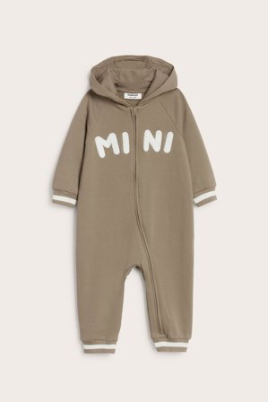 Kappahl | Sweatshirtdress med applikasjon Brun 80 | Brun