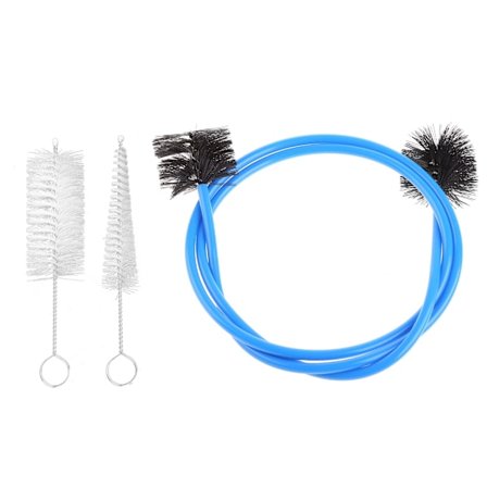 Trompetrengjøringsverktøysett Slangebørste Fleksibel børste med rengjøringsstang