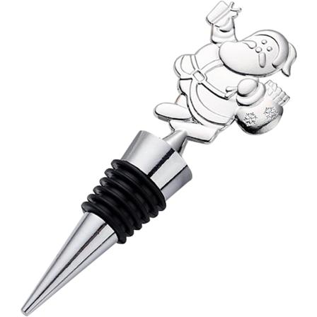 Jouluviinipullojen sulkija - Uusiok ytt inen Joulupukki-pullosulkija juhliin tai h ihin Santa Claus